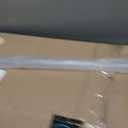 Frameless Shower Door Bottom Seal Shower Sweep with Drip Rail for 3/8" Glass,36" Long, Vinyl, Clear