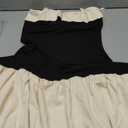 SOLY HUX Women's Color Block Ruffle Hem Maxi Dress Spaghetti Strap Elegant Long Cami Dresses, Size Large