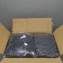 Trlyc 100 Pcs Spandex Chair Covers for Dining Chairs Stretch Polyester Dining Chairs Slipcovers for Wedding Party Decor Banquet Flat-Front Chair Cover (Black)