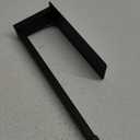 Hand Towel Holder, Strong Self Adhesive Hand Towel Ring, Thicken SUS304 Stainless Steel Hand Towel Bar/Rack, No Drilling Modern Hand Towel Hanger (Matte Black, 9 in)
