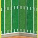 Beistle American Football Field Backdrop, Sports Themed Photo Background for Walls, Game Day Decorations, Tailgating, Birthday Parties, 4' x 30'