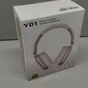 Wentronic Y01 Wireless Noise Canceling Headphones Bluetooth 5.3 Over Ear Headphones with Microphone, Hi-Res Audio, 48H Playtime, Foldable Comfortable Earpads, Compatible with iOS, Android, PC, Starlight