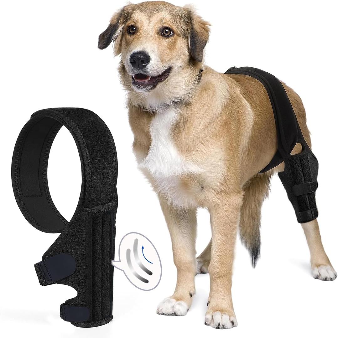 L Dog Knee Brace for Torn Acl Hind Leg for Support with Cruciate Ligament Injury, Better Recovery with Dog Leg Braces for Back Leg
