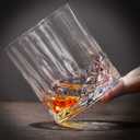 Yaomiao 16 pack Old Fashioned Whiskey Glasses Bulk 10 oz Bourbon Cocktail Rocks Glasses for Whiskey Bourbon Liquor and Cocktail Drinks Gift 