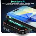 3 Pack for iPhone 16 Plus Screen Protector Film (NOT Glass), Ultra-Thin Flexible Hydrogel Film Screen Protector for iPhone 16 Plus with [Easy Installation Tray], Non-breakable