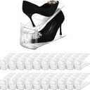 Shoe Slots Organizer20 Pack Clear Shoe Stackers for a Pair of Shoes,Adjustable Shoe Rack with Three LevelsShoe Storage Shoe Space Saver