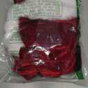 Ursobutegl Newborn Infant Baby Girl Christmas Clothes Santa Claus Romper Dress Fur Trim Velvet Jumpsuit Bodysuit Hat Costume 9-12