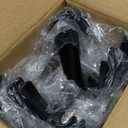 Food Container Lid Organizer for Rubbermaid Brilliances nap-on lids, Lid Organizer for Kitchen Cabinet Storage (3-Piece) - Holds 24 Lids for 4.7 Cup, 3.2 Cup, 1.3 Cup & 0.5 Cup Containers (Black)