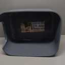 Vealind Large Cat Litter Box High Sided Entry Cat Litter Pan 50 x 40 x 22 CM, Anti-Splashing Deep Tall Cat Boxes for Indoor Cats Basics Kitty Litter Box (Grey)