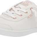 Skechers Women's Bobs B Cute Sneaker  Memory Foam, Flexible Outsole, Lightweight Vegan Shoes (6, White)