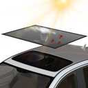 Magnetic Car Sunroof Sun Shade Breathable Mesh, Car roof Cover for Overnight Camping, Quick Install, UV Sun Protection for Moonroof and Side Window