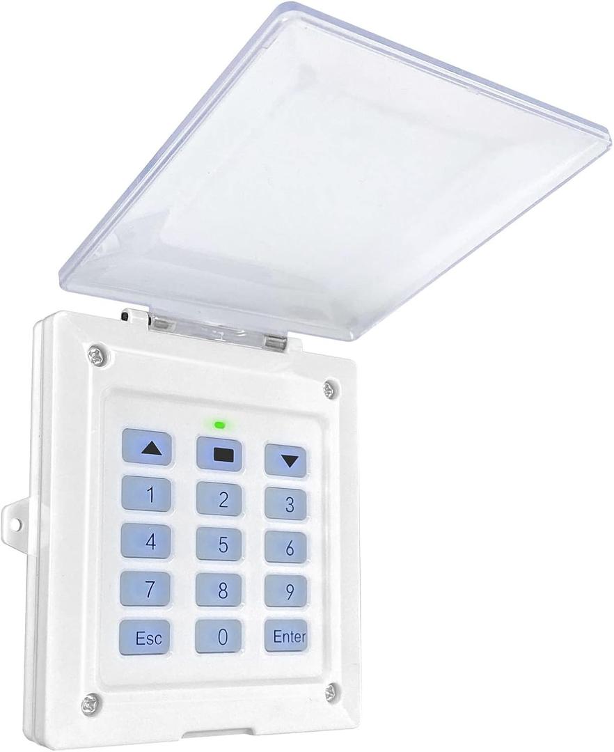 Bltezeit Wireless Keypad Digital Access System, Automatic Security Code Entry, Gate Operator Panel Remote Control for Automatic Sliding Gate Opener Motor