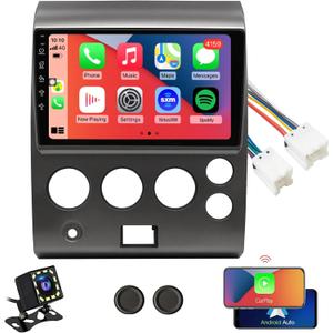 Screen 8-Core Radio for Nissan Titan 2004 2005 2006 2007, Armada 2005 2006 2007,CarPlay Android Auto Ready,Steering Wheel Control,Free Back Camera