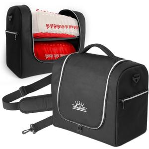Large Hat Bag for Baseball Caps, Travel and Home Storing Case for 20-24 Caps, Hat Storage Bag, Ball Cap Storage Organizer