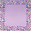 Hutch & Nook Mahjong Mat | 33" Non-Slip Card Table Cover | Decorative Game Mat for Mahjong Set, Dominoes, Poker & More (Lavender)