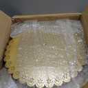 Fivenl 8 Pcs Cake Stand Gold Metal Dessert Table Display Set, 3-Tier Cupcake Stand, Cake Display Tower and Cookie Tray Rack Serving Tray for Birthday Party, Weddings, Baby Shower (Gold)