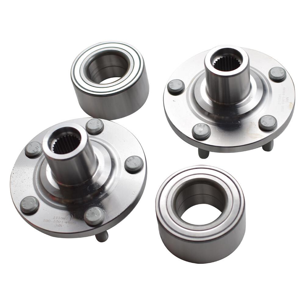 Wheel Hub and Bearing, TRQ BHA53052 (Pack Of 2),  BHA 54629( Pack Of 2)