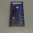 Nose Hair Trimmer for Men - 16000RPM Motor, LED Power Display, Portable Electric Ear & Eyebrow Grooming Kit, Nose Hair Cutter & Remover, Face & Body Clipper, Gift for Men (Black)