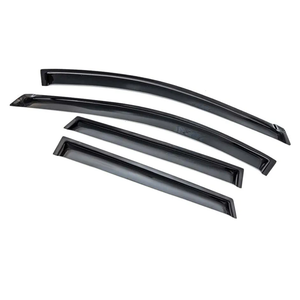 Acrylic Smoked Window Deflectors for 2008-2013 Rogue S, SL, SV ^Outside Mount Visor^
