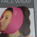 LotFancy Face Ice Pack Wrap with 4 Reusable Hot Cold Therapy Gel Packs, Pain Relief for TMJ, Wisdom Teeth, TMD, Oral and Facial Surgery, Dental Implants, Pink
