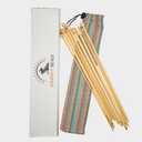 Tunisian Crochet Hooks Set (13 inches)- Lightweight & Smooth Tunisian Crochet Hook Set of Diameter 3.5 mm to 10 mm Bamboo Crochet Hooks - Long Crochet Hook Set w/Bag - Knit/Crochet Set