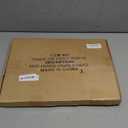 DOLLAR BOSS Bulletin Boards with Linen 1-Pack 16''X 12'' Double-Sided Cork Board for Walls Wood Framed Bulletin Boards, Small Pin Board for Home Kitchen Office Decorative Hanging 10 Pushpins (White)