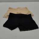 KIWI RATA Womens Seamless Butt Lifter Padded Lace Panties Enhancer Underwear (Large, Black+Nude)