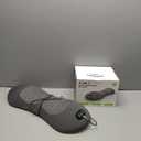 Smooth Triple Fusion Back Massager,with Heat, Vibration & Lumbar Traction - Deep Tissue Lumbar Pillow for Lower Back Pain Relief, Relaxation for Home, Office - Corded ElectricDark Gray