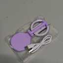 Reading Lights for Books in Bed:18 LED Rechargeable Clip-on Book Light with Timer & Memory Eye Caring 3 Color Temperature Stepless Dimming Portable Night Light for Book Lovers (Purple)