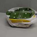 AVLA Set of 4 Ceramic Small Casserole Dishes, 7"x5" Porcelain Roasting Lasagna Pan, Individual Casserole Dishes Bakeware with Handle Rectangular Dish, Ceramic Baking Dish for Oven, 20 Oz, Polka Dot, Assorted Color