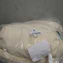 Bedsure Gentlesoft 100% Cotton Large Blanket Oversized King for Bed - Breathable Thick Waffle Weave Blanket for Summer, Couch Cover, Light Beige, 120x94 inches