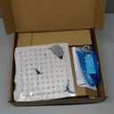 Veken Wide High Pressure Rain Shower Head with Handheld, Handheld Shower Heads with Multi Spray Modes, Rainfall Combo with 15" Metal Extension Arm,Detachable Dual Shower, Bathroom Decor,Chrome Silver (11.8 Inch(Standard))