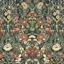 Peel and Stick Wallpaper Vintage Wallpaper Dark Floral Contact Paper Self-Adhesive Removable Waterproof Wallpaper for Bedroom Cabinets & Retro Wall Decor 17.3in x 32.8ft