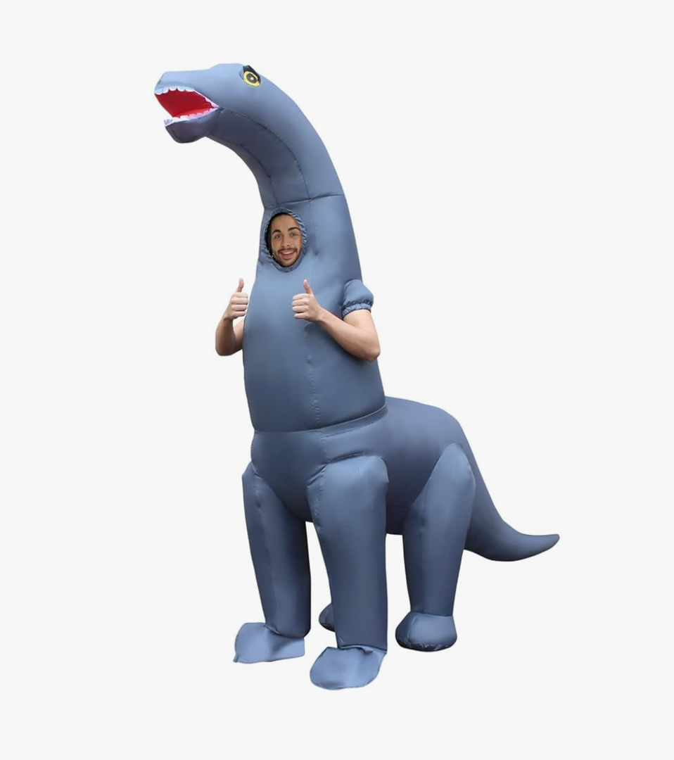 Morph Inflatable Diplodocus Costume Blow Up Halloween Costumes for Adults