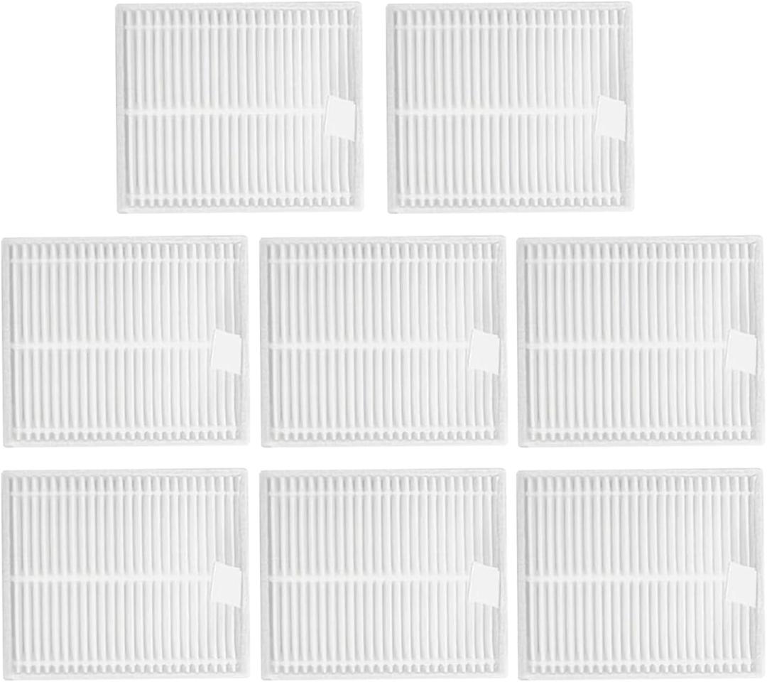 Replacement HEPA Filters Compatible with Roborock Q7 M5+/Q7 L5+/Q7 M5/Q7 L5, Robot Vacuums Parts High-Effiency Filter Accessories, 8-Pack