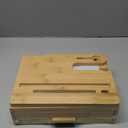 Vdamu Phone Docking Station for Men - Desk or Nightstand Organizer with Drawer - Birthday Gifts for Husband, Dad, Boyfriend, Him - Wooden Charging Station for Phone Watch Key Holder Wallet (Wood)