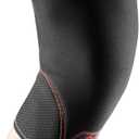 McDavid Knee Compression Sleeves. Lightweight Neoprene Support, Men/Women, for Left & Right Knee, Fits Men & Women, Includes 1 Sleeve, Black (Black)