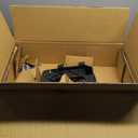 TRQ Driver and Passenger Side Headlight Assembly 2 Piece Set Compatible with 2013-2018 Ram 1500 Sport with Black Bezel & Projector Headlights