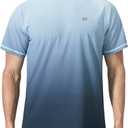 Men's Swim Shirts Rash Guard UPF 50+ UV Sun Protection T-Shirt Quick Dry Fishing Beach T Shirts (Medium)