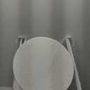 Patio Outdoor Side Table Waterproof Round Metal Steel Small Side Table Weather Resistant Portable Outdoor and Indoor End Table for Garden Balcony Yard, White