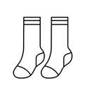 Long Grey Socks
