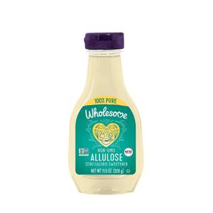 Wholesome Sweeteners 11.5-Ounce Allulose, Zero Calorie Sweetener, Keto Friendly, Non GMO, Non-Erythritol, Gluten Free & Vegan Liquid Sweetener, 1 Pack (EXP 05/05/27)