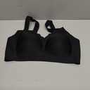 Bras for Women No Underwire, Wireless Bras with Support, Breathable Padded Bra, Seamless Bras, Black XX-Large