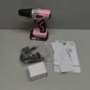 AVID POWER 20V Cordless Drill Set for Home DIY & Beginner Projects - Lightweight Power Drill with Battery Charger & 22 Bits, Variable Speed, 3/8" Keyless Chuck, Ideal for Furniture Assembly (Pink)