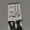 iPhone Fast Charger,iPhone Charger Fast Charging 2Pack Dual Port USB Wall Chargers Block Adapter Plug Long 6FT Fast Charging Lightning Cable Cord for iPhone 14 13 12 11 Pro Max XS X 8 7 Plus SE iPad (Black)