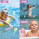 12pcs Octopus Water Balls, Multi-Color Sensory Bath Toys Cute Water Splash Balls Floating Pool Toys for Boys and Girls