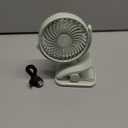 Shinebella AA Battery Powered Clip on Fan with 4-Speed, 5 Small Desk Fan with Aroma Function, USB Powered, 360Rotation, Ultra Quiet, for Golf Cart, Stroller, Bedroom,Car(Batteries Not Included) (Green)