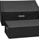 loriano Patio Furniture Covers, 4 Piece Outdoor Furniture Cover Waterproof, Patio Furniture Cover Set, Lawn Patio Set Covers Black