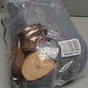 TAICHEUT 100PCS 3.5-4 Inch Natural Wood Slices, Unfinished Wood Slices 0.4 Inch Thick Wood Rounds Wood Coaster for Crafts, Painting, Ornaments