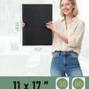 Nicpro 11"x17" Art Portfolio, 30 Pockets Display 60 Pages Art Portfolio Folder with Clear Plastic Sleeves, Artwork Storage Presentation Book for Artists, Painting Carrier Case
